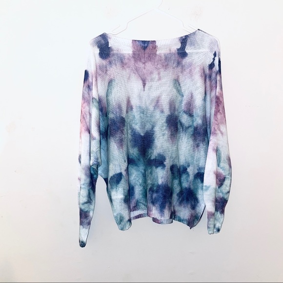 Anthropologie Anna Melani NWT tie dye sweater M - Picture 4 of 4